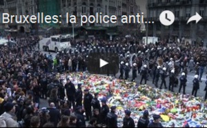 Bruxelles: la police anti-émeute disperse des hooligans