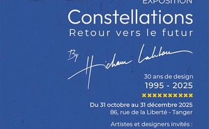 Vernissage de l’exposition "Constellations, retour vers le futur" du designer Hicham Lahlou