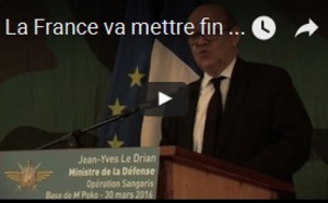La France va mettre fin en 2016 à ses opérations en Centrafrique