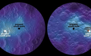 Il y a des milliards d'années, la lune s'est penchée