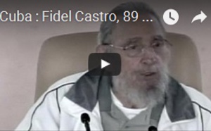 Cuba : Fidel Castro, 89 ans, rend visite à des écoliers