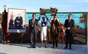 Le cheval "Moshrif" remporte le Grand Prix de SM le Roi Mohammed VI des pur-sang arabes