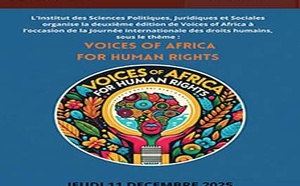 L’ISPJS organise la deuxième édition de Voices of Africa sous le thème “Voices of Africa for Human Rights”