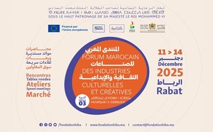 Ouverture à Rabat de la 3e édition du Forum marocain des industries culturelles et créatives