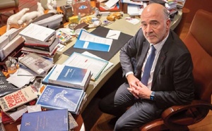 Le Français Pierre Moscovici, avocat de l'assainissement budgétaire, en route pour le Luxembourg