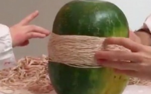 Insolite : Explosion d'une pastèque