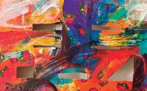 Vernissage à Rabat de l'exposition "Palimpseste de l'exil" de l'artiste Bouchra Khnafou