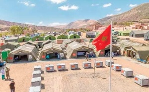 Les FAR déploient trois hôpitaux militaires de campagne dans les provinces d'Azilal, d'Al Haouz et de Midelt