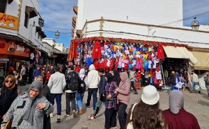 Des supporters sous le charme de l'ancienne médina de Rabat