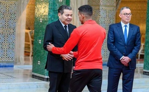 SAR le Prince Moulay Rachid reçoit les membres de l’équipe nationale de football finaliste de la CAN Maroc-2025