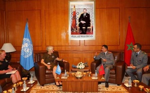 L'Inspecteur Général des Forces Armées Royales s'entretient avec la Conseillère militaire par intérim de l’ONU