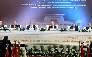 Participation du Maroc à laréunion de haut niveau du Caire des présidents des Conseils, des Cours constitutionnelles et des Cours suprêmes africaines