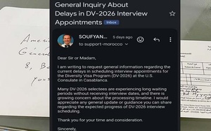 Diversity Visa 2026. Pourquoi les entretiens tardent-ils à Casablanca ?