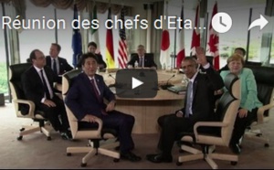 Réunion des chefs d'Etats et de gouvernement du G7 au Japon