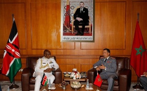 L'Inspecteur Général des Forces Armées Royales s'entretient avec le Chef d’Etat-Major des Forces de Défense du Kenya