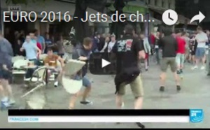 EURO 2016 - Jets de chaises, de bouteilles, les hooligans anglais et russes se font à nouveau face