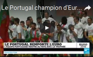 Le Portugal champion d'Europe - Grosse fête à Lisbonne pour les coéquipiers de Cristiano Ronaldo