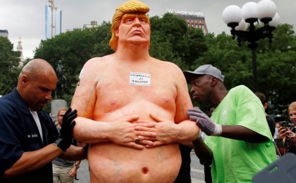 Insolite : Statue peu flatteuse de Trump