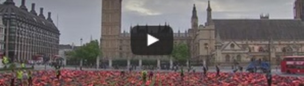 Un "cimetière de gilets de sauvetage" à Londres pour dénoncer le sort des réfugiés