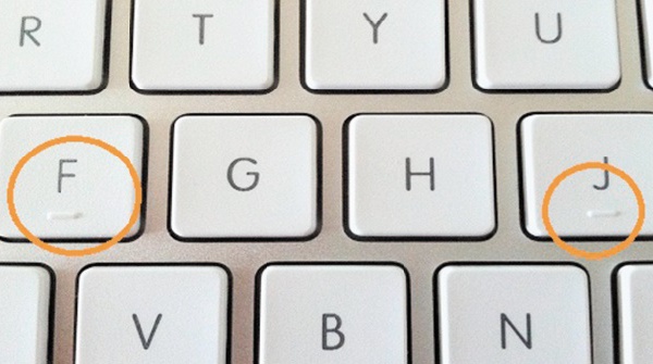 Why ? Pourquoi les lettres F et J de nos claviers ont-elles une petite bosse ?