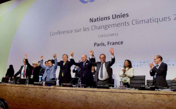 Entrée en vigueur de l’Accord de Paris sur le changement climatique