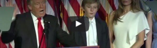 "Nous allons faire du bon travail", le premier discours de Donald Trump après son élection