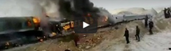 Collision mortelle entre deux trains dans une gare en Iran