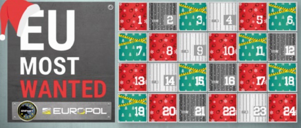 Insolite : Un calendrier pour les criminels recherchés