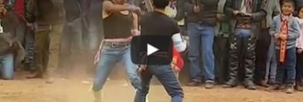 Takanakuy: festival péruvien de club de combat pour résoudre des différends avant la nouvelle année