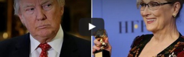 Donald Trump s'en prend à l'actrice Meryl Streep
