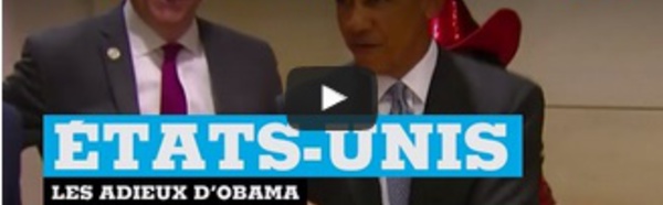 États unis : les adieux d'Obama après 8 ans de mandat