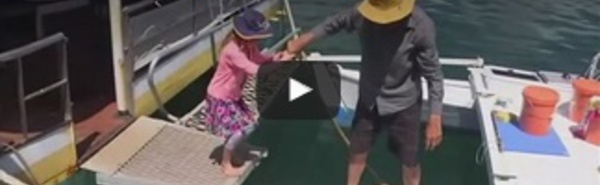 Portés disparus, le père et la fillette vivants après un mois de mer