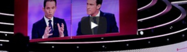 Primaire de la gauche : Valls ne parvient pas à déstabiliser Hamon lors du dernier débat