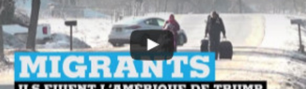 Paniqués par Donald Trump, de plus en plus de migrants fuient au Canada