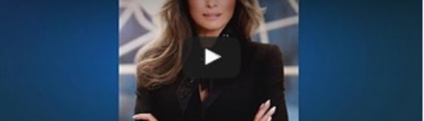 La photo officielle de Melania Trump largement commentée sur le net