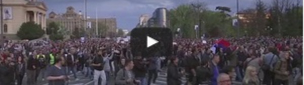 Serbie : manifestations contre l'élection d'Aleksandar Vucic
