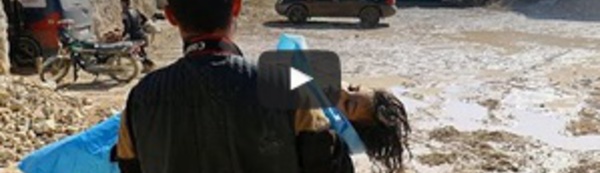 L'horreur en Syrie, où une attaque chimique aurait fait au moins 58 morts