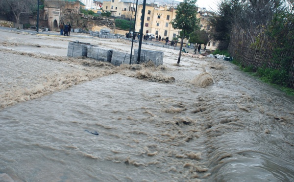 Pluies diluviennes sur la ville de Fès