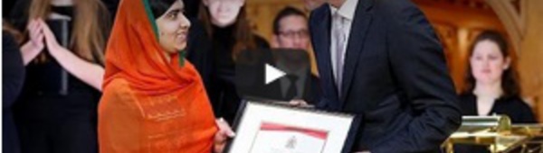 Malala Yousafzaï, citoyenne d'honneur canadienne