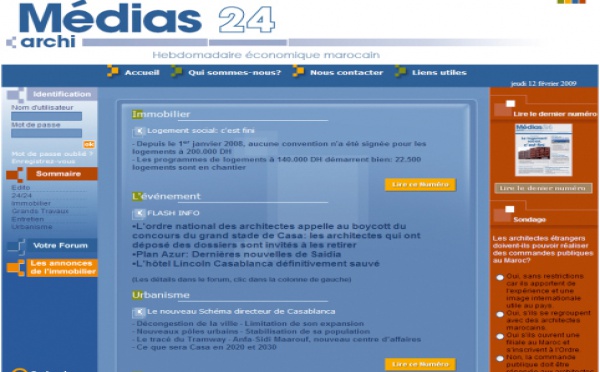 “Médias 24” premier hebdo marocain entièrement digital