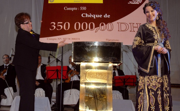 La soirée musicale a permis de récolter 350.000 dh