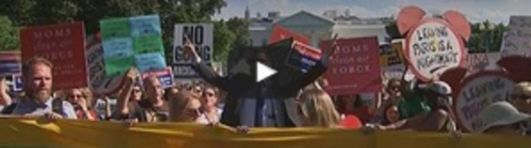 Climat : manifestation devant la Maison Blanche