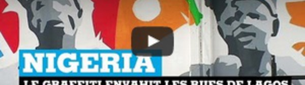 Nigeria : le graffiti envahit les murs de Lagos