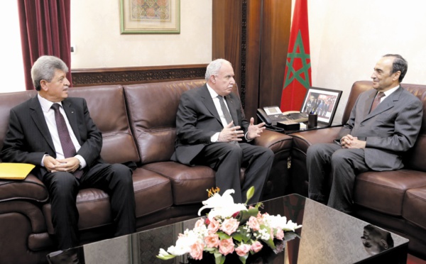 Echanges fructueux entre Habib El Malki et le chef de la diplomatie palestinienne