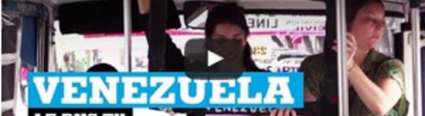 Venezuela : une télévision improvisée dans un bus pour informer sur la crise