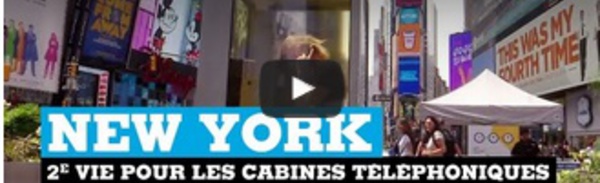 New York : deuxième vie pour les cabines téléphoniques
