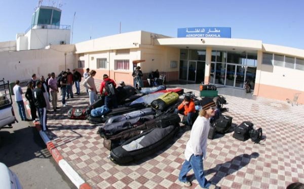 Des travaux d’extension y sont en cours : L’aéroport de Dakhla se refait une beauté