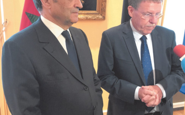 Entretiens entre Habib El Malki et Siegfried Bracke à Bruxelles