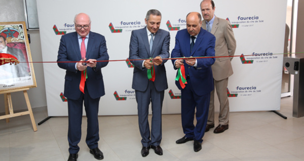 Faurecia inaugure à Salé sa deuxième usine