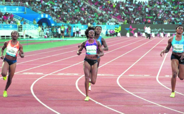 Thompson et De Grasse ont honoré leur statut de stars au meeting international Mohammed VI d’athlétisme
